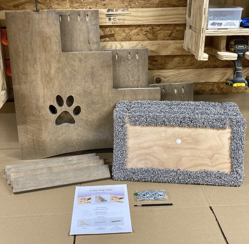 pet step assembly kit