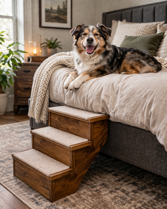 Dog Steps for High Bed Designs | Protecting Joints and Preventing Injuries
