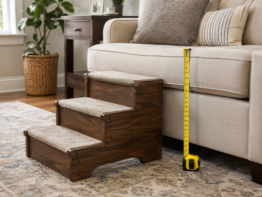 How to Measure Your Bed or Sofa for Pet Stairs