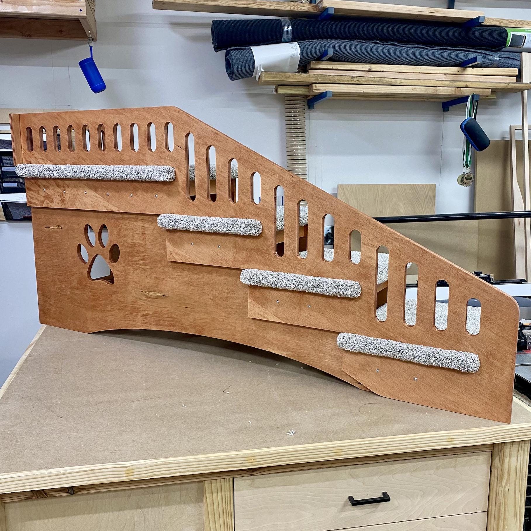 EXTRA DEEP 26 Inch with Platform Pet Steps for Large Dogs