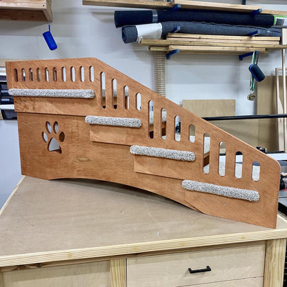 EXTRA DEEP 26 Inch with Platform Pet Steps for Large Dogs