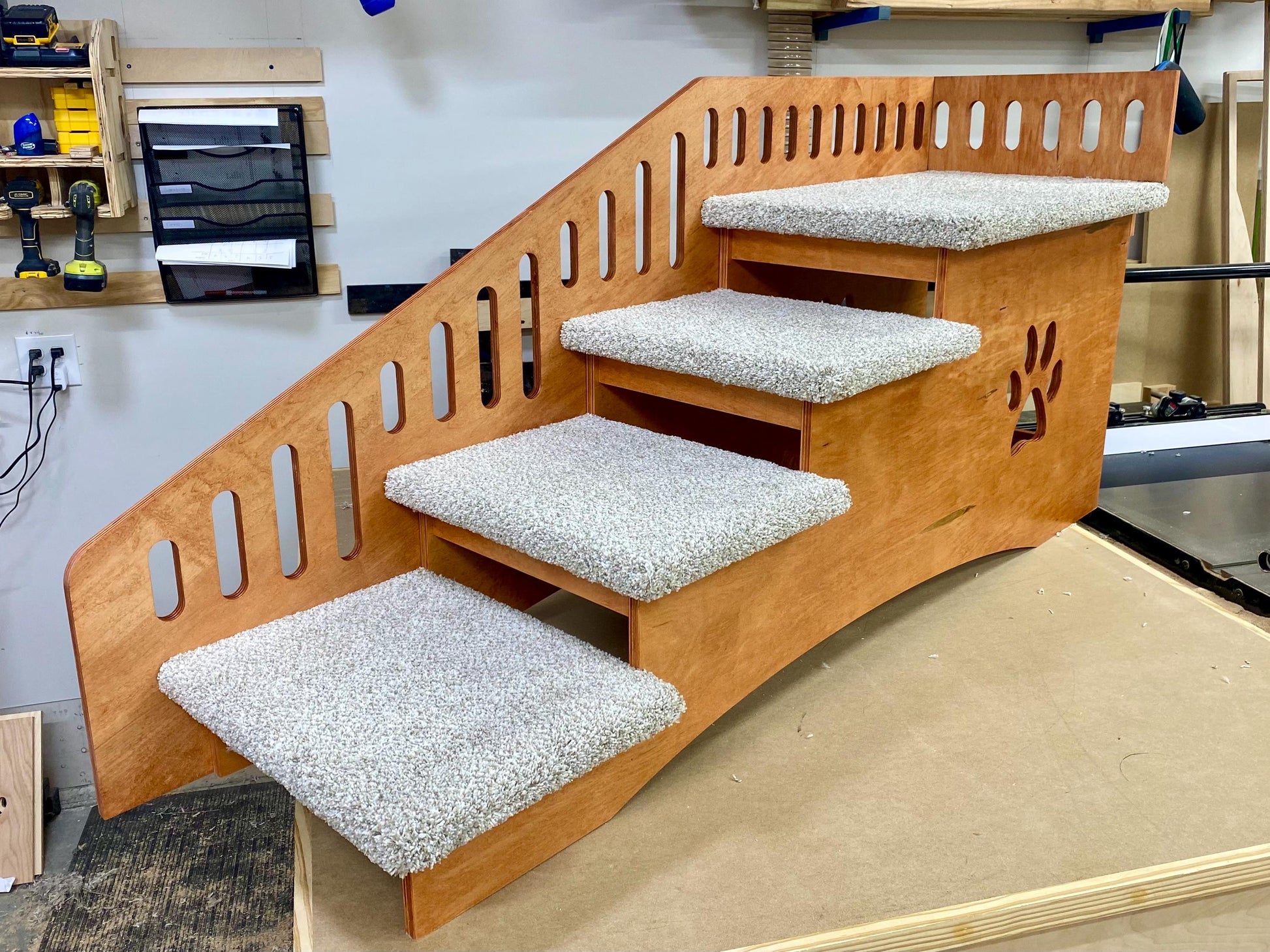 Rails for XD 4-Step w/Platform Pet Steps